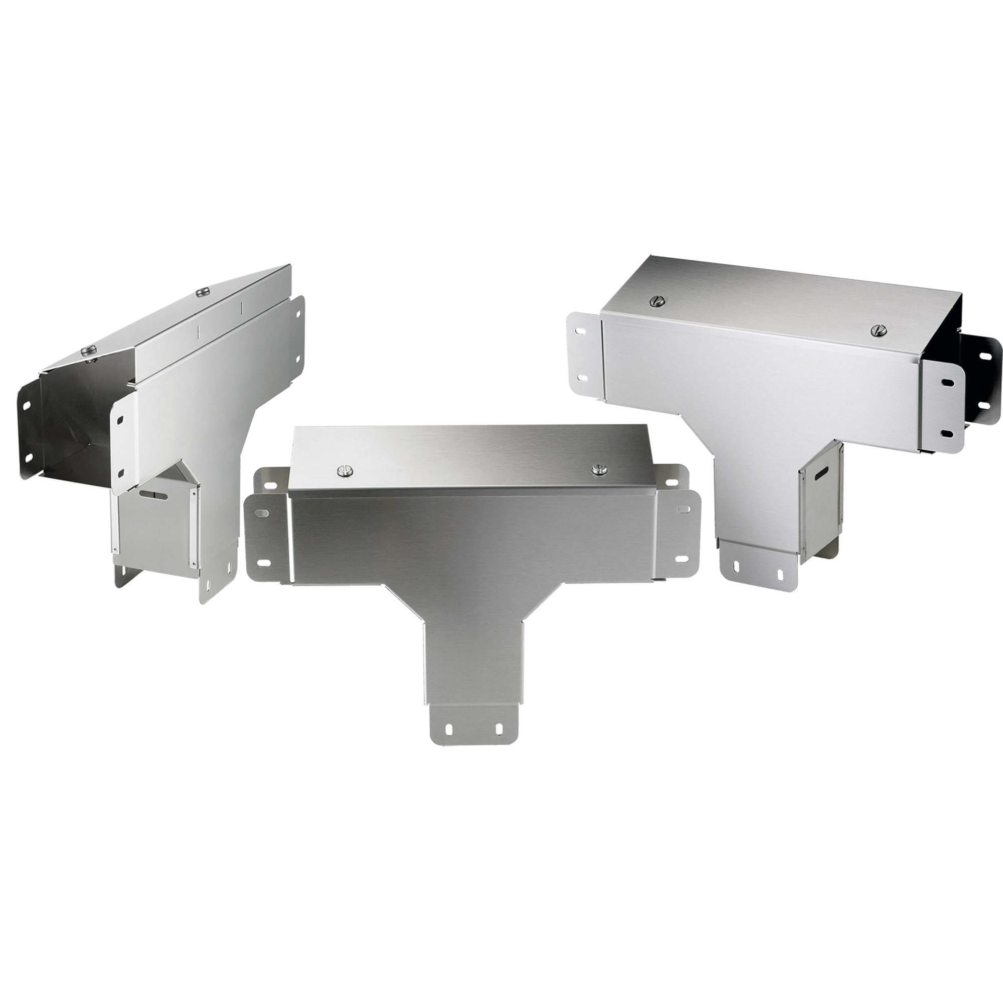 NVENT HOFFMAN - HOFCTS44TOCSS Clean Tray con raccordo a T e profilo esterno incl. a 90 gradi, 4,00x4,00, spazzolato, SS304