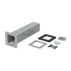 NVENT HOFFMAN - HOFF66LX Raccordo da taglio non a innesto, 6,00x6,00, grigio, acciaio