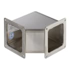 NVENT HOFFMAN - HOFF66WE90SS Gomito a 90 gradi passante per canalina, 6,00x6,00, spazzolato, acciaio inox 304