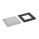 NVENT HOFFMAN - HOFF66WPSS Piastra di chiusura passante per canalina, 6,00x6,00, spazzolato, acciaio inox 304