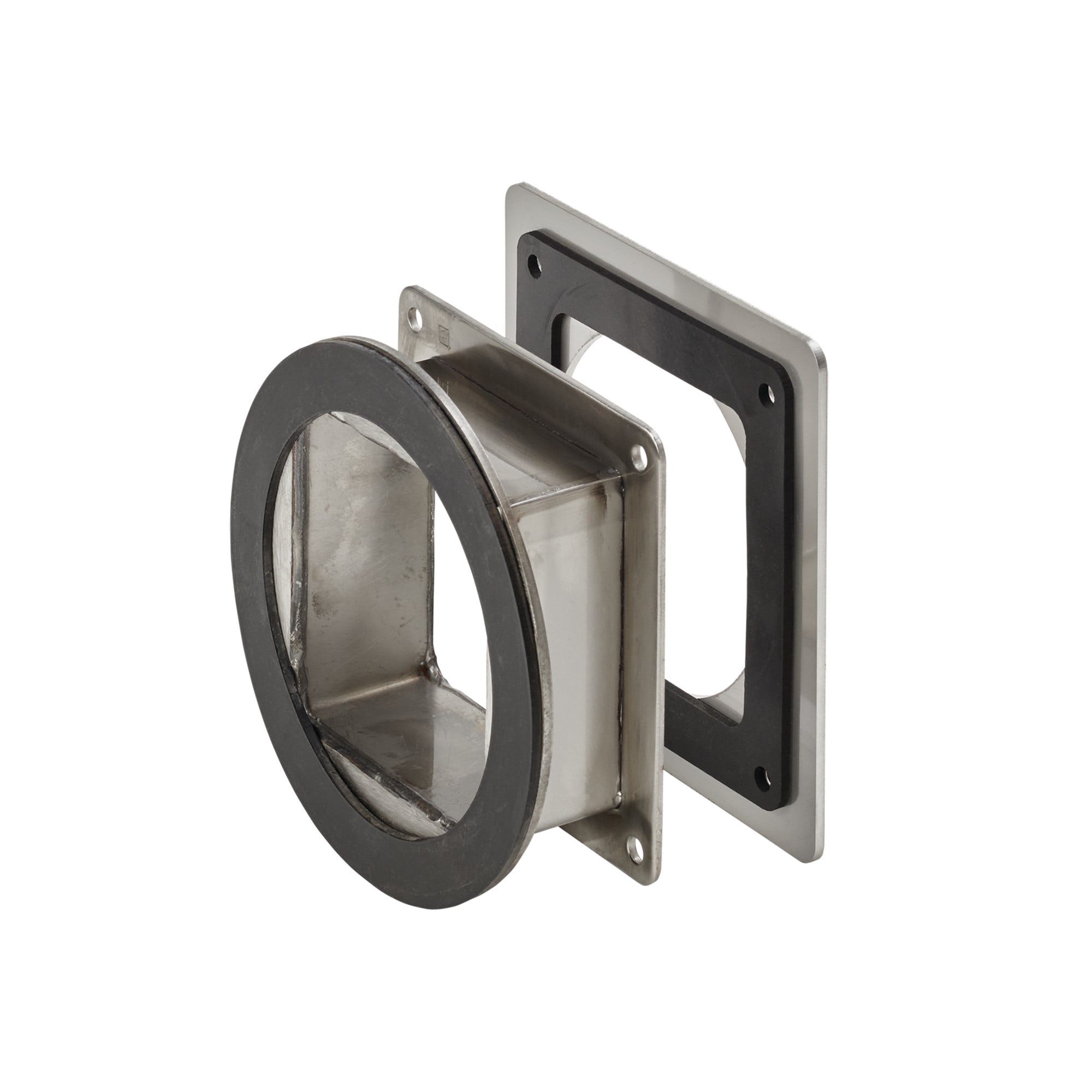 NVENT HOFFMAN - HOFF44WSCSS Nipplo girevole passante per canalina, 2,00x2,00, spazzolato, acciaio inox 304