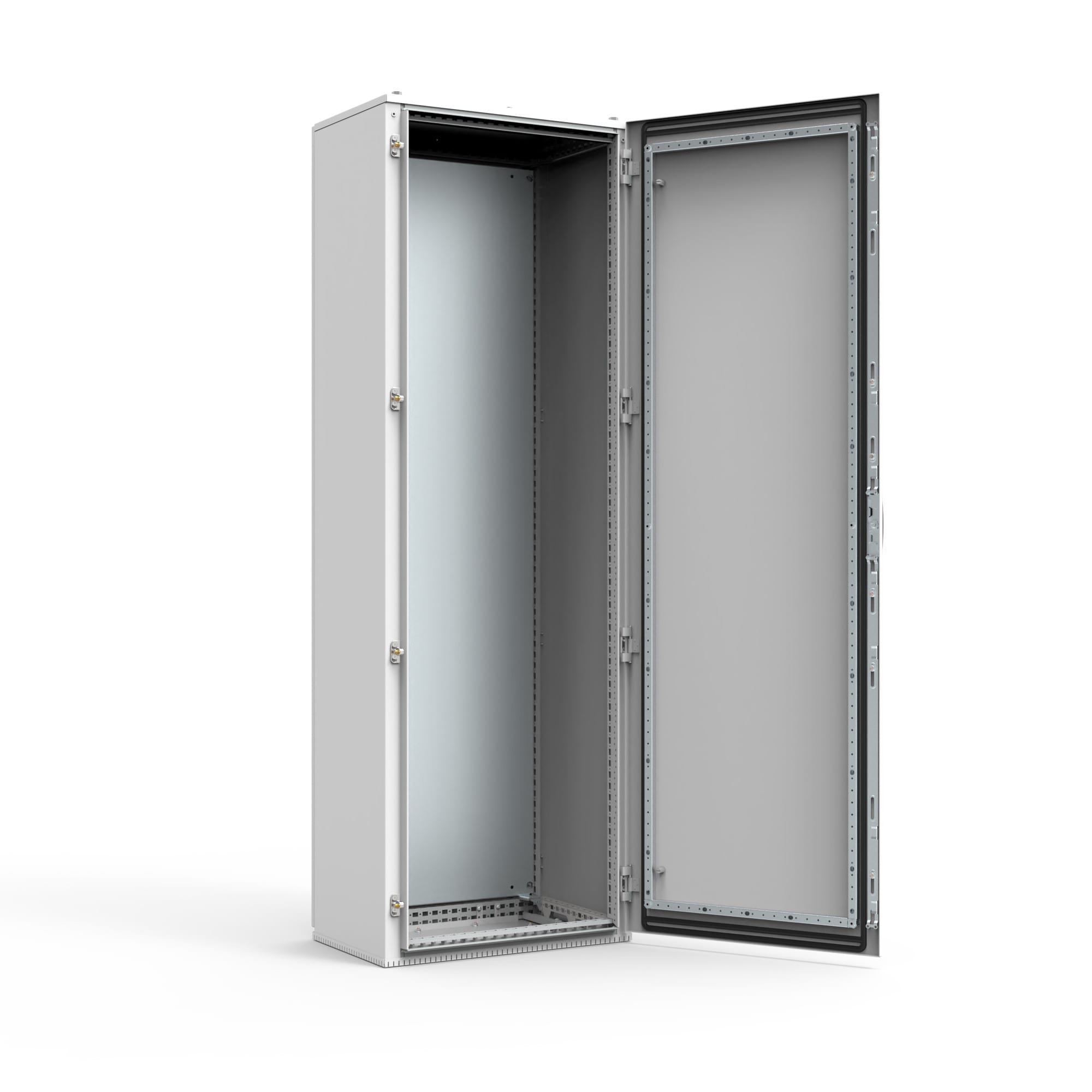 NVENT HOFFMAN - HOFMKS18084HP Da pavimento,1800x800x400,Armadio monostrutt.,1 porta, con MP,acciaio dolce,IP66