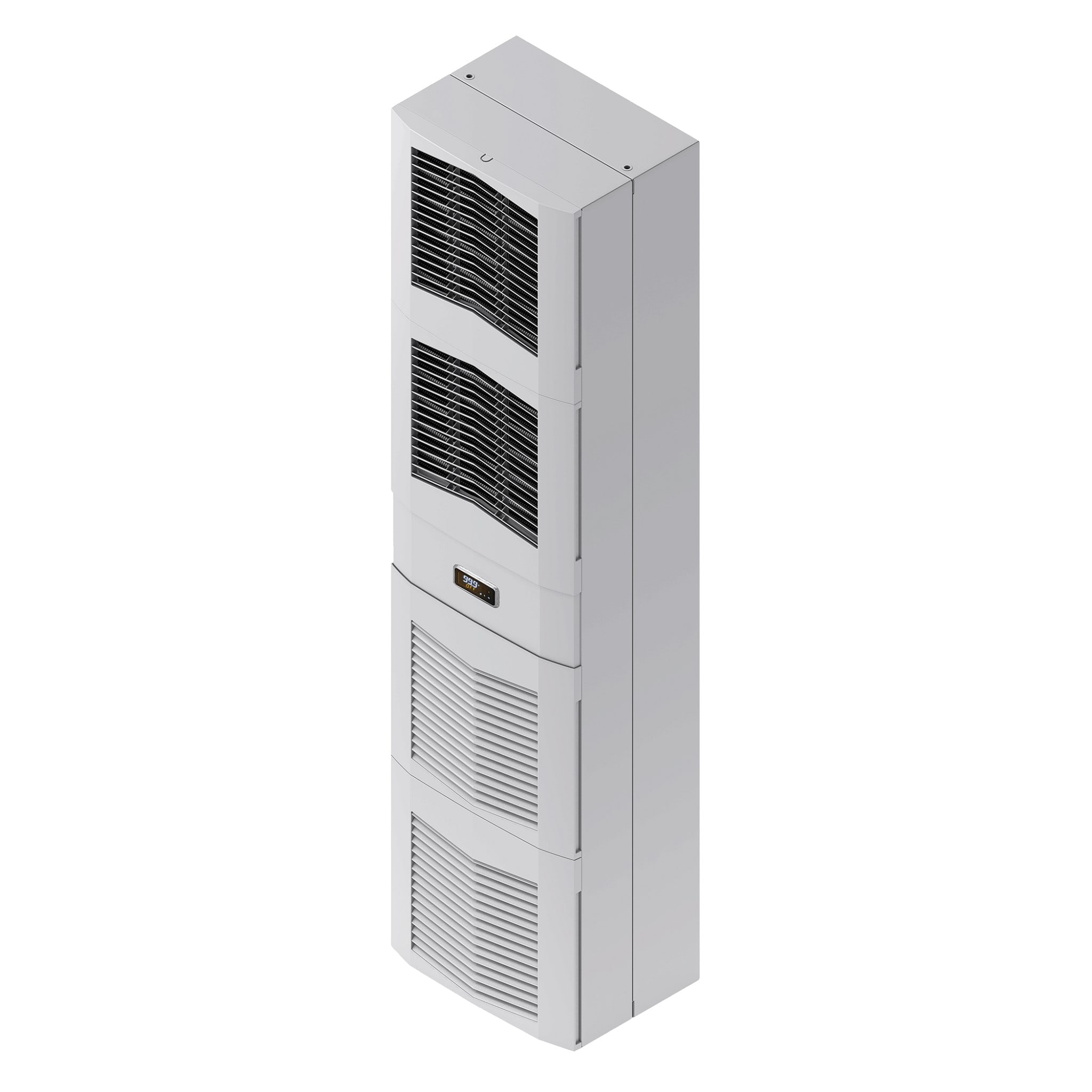 NVENT HOFFMAN - HOFS101016G031 SpectraCool Slim Fit per interni S10, 1000 W 115 V C, grigio chiaro, acciaio