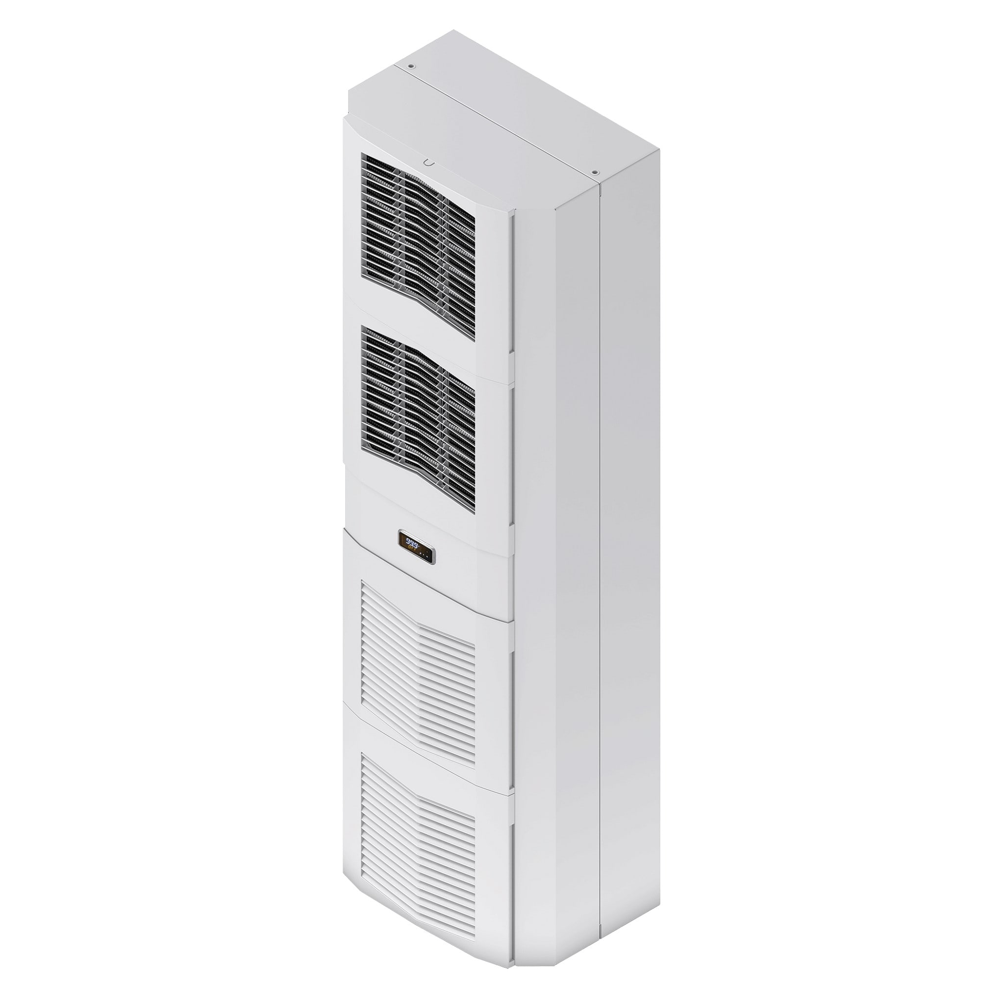 NVENT HOFFMAN - HOFS164046G031 SpectraCool Slim Fit per interni S16, 4000 W 460 V C, grigio chiaro, acciaio