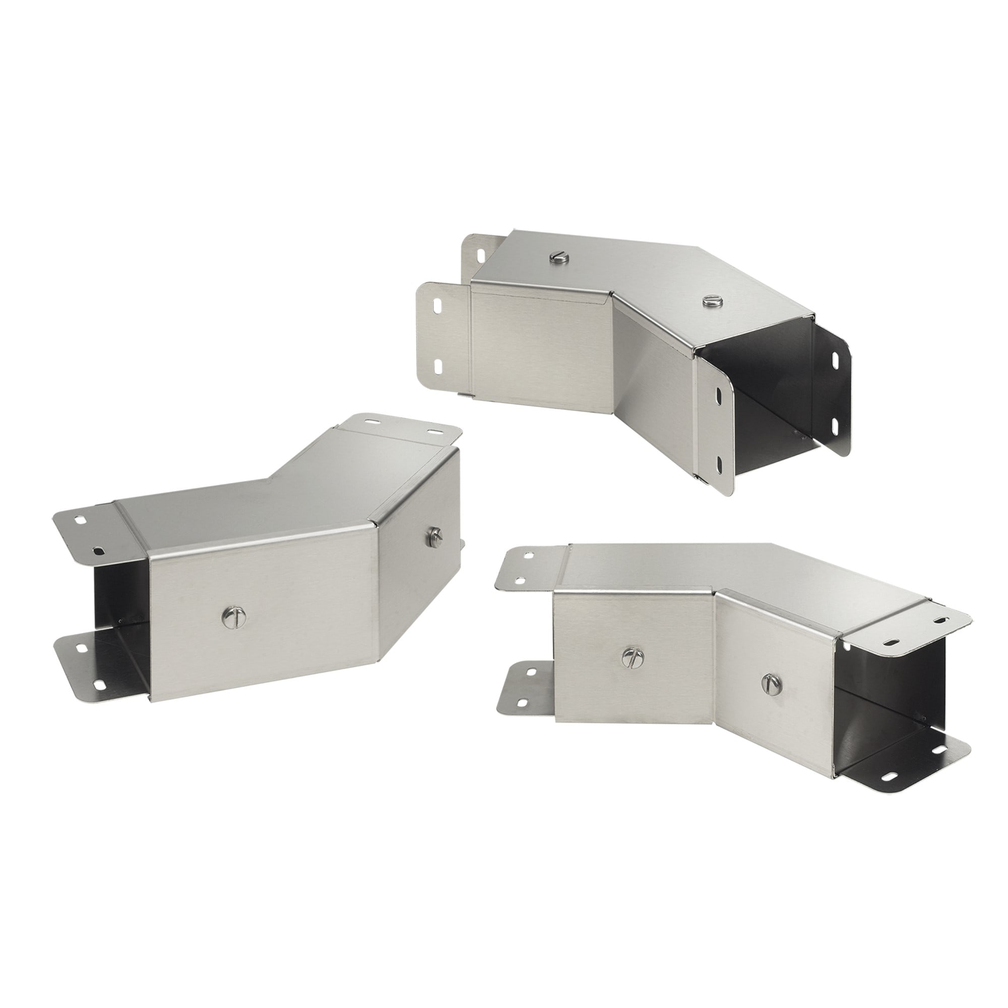 NVENT HOFFMAN - HOFCTS33EFC45SS Gomito a 45 gradi Clean Tray con profilo superiore inclinato all'interno, 3,00x3,00, spazzolato, SS304