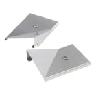 NVENT HOFFMAN - HOFCTS44TCRSS Copertura di transizione piatta inclinata a destra piatta CleanTray, 4,00x4,00, spazzolata, SS304