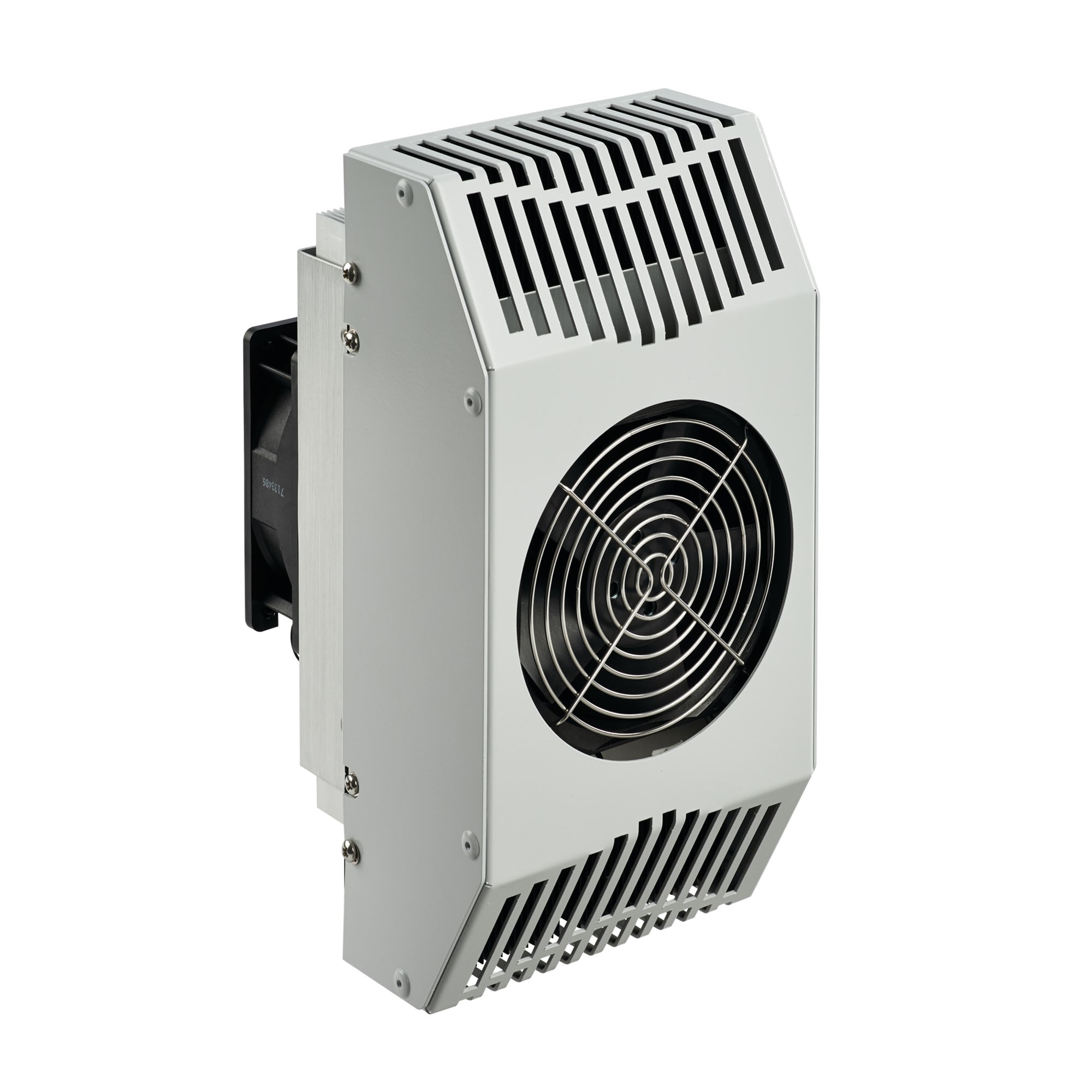 NVENT HOFFMAN - HOFTE121024011 Radiatore termoelettrico TE12 24 V con convogliatore, 12,00x6,18x7,43, spazzolato, SS304