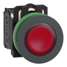 SCHNEIDER ELECTRIC - SNRXB5FW34G5 PULS. LUM. ROSSO 120V NO+NC FILOPANNELLO