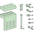 SCHNEIDER ELECTRIC - SNRLVS04638 COLLEGAMENTO 4000A BARRE H 10MM
