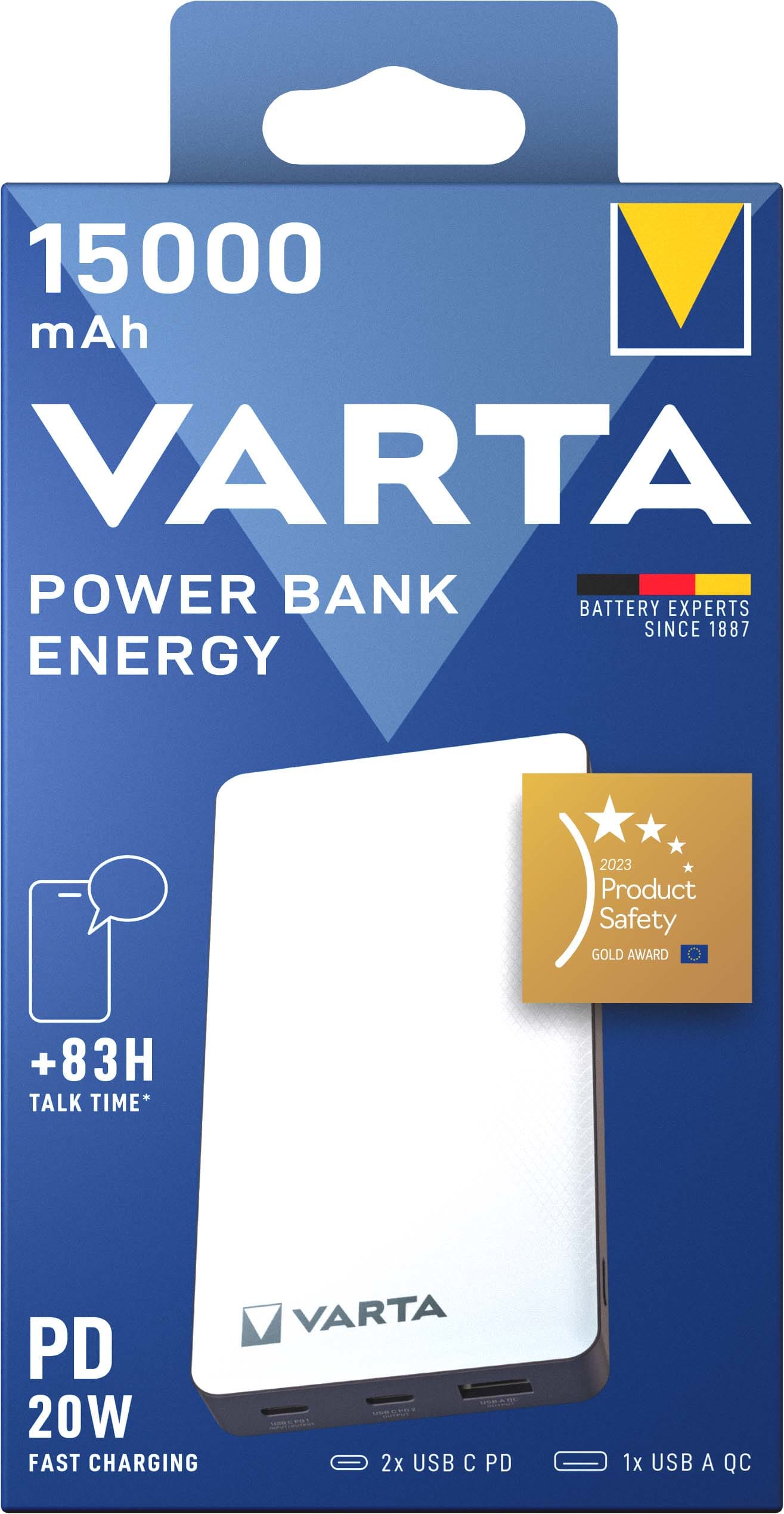 VARTA CONSUMER BATT - VAT57977101111 POWER BANK ENERGY (15.000 MAH)