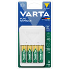 VARTA CONSUMER BATT - VAT57657101451 PLUG CHARGER + 4X 56706