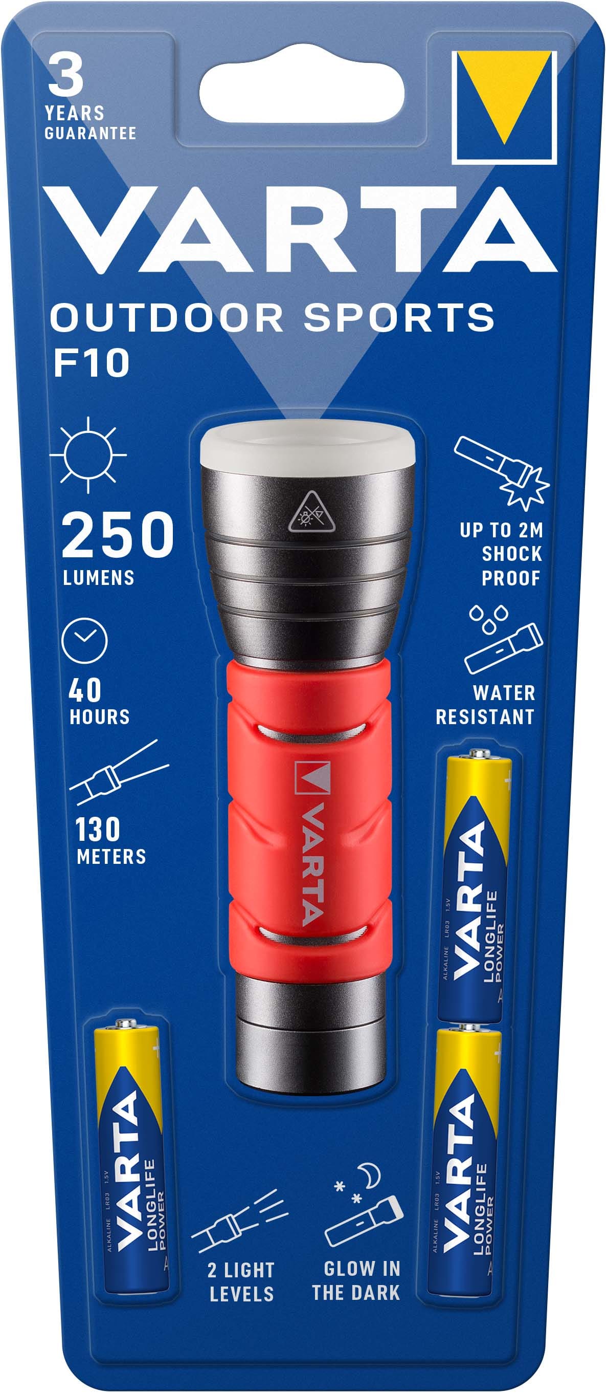 VARTA CONSUMER BATT - VAT17627101421 OUTDOOR SPORTS F10 (INCL. 3AAA)