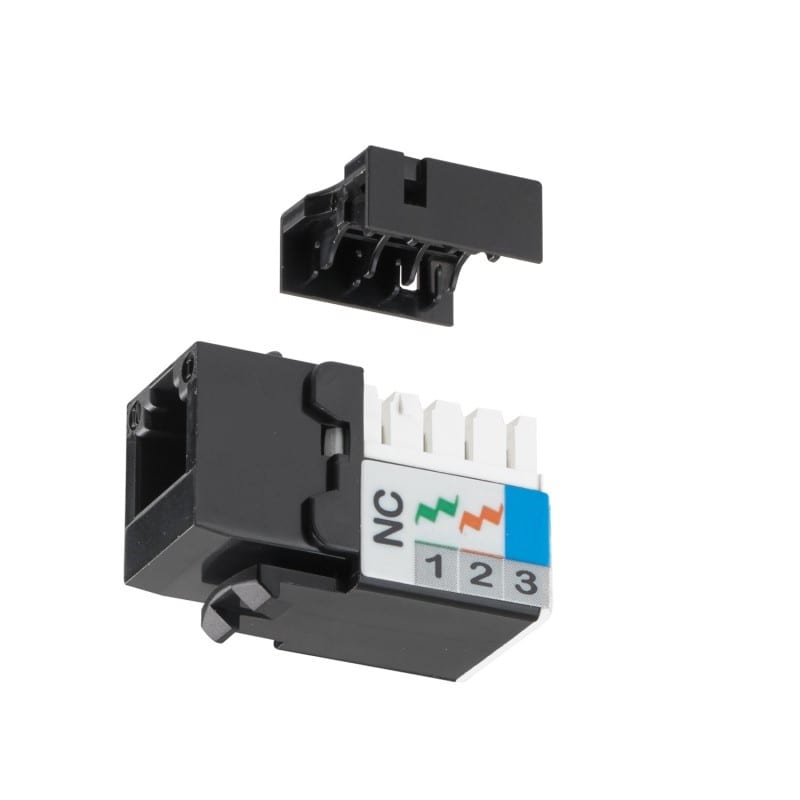 ITEM - IT240101 PRESA RJ12 U/UTP CAT. 3 - AUTOCRIMPANTE