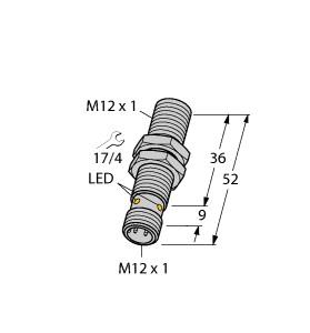 TURCK BANNER SRL - TUK40102 BI2-M12-Y1X-H1141