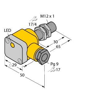 TURCK BANNER SRL - TUK40110 BI2-G12SK-Y1X