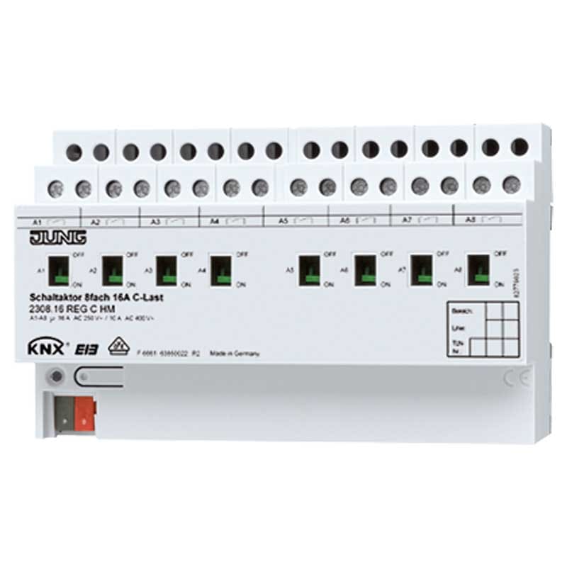 EURO UNITECH ELEKT - UEK2308.16REGCHM ATTUATORE DI COMMUTAZIONE KNX A 8 CAN.
