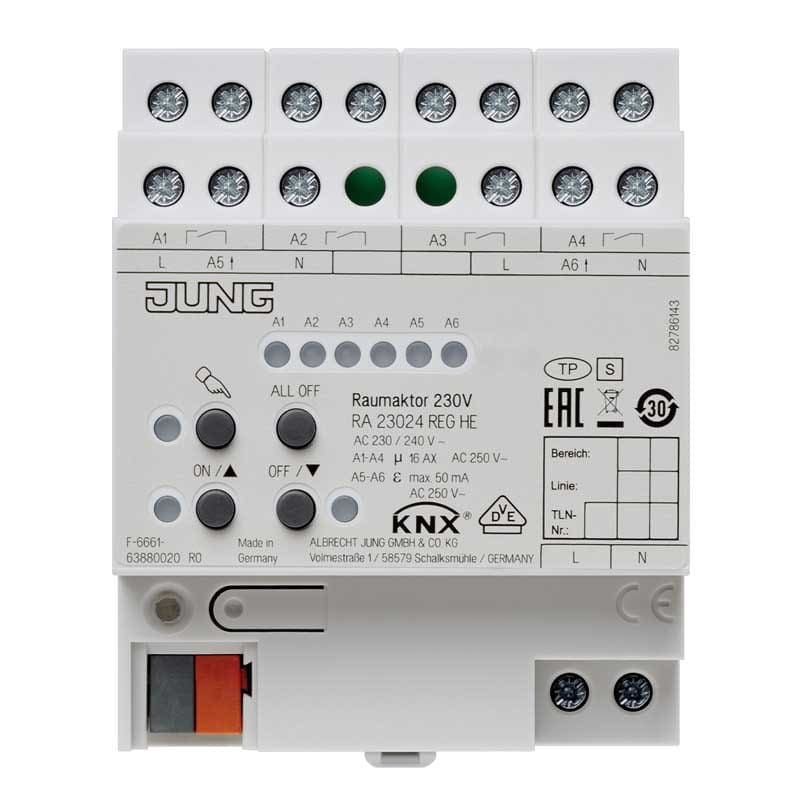 EURO UNITECH ELEKT - UEKRA23024REGHE ATTUATORE CAMERA KNX