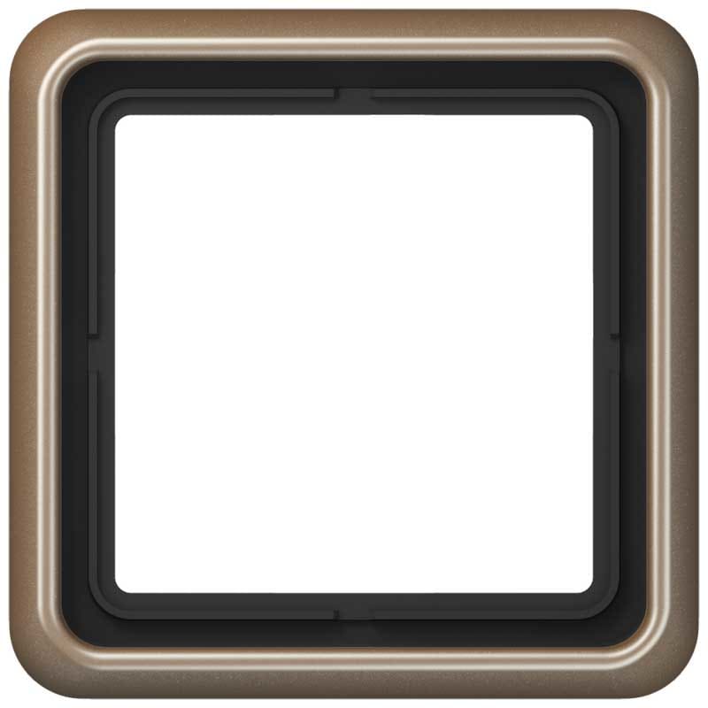 EURO UNITECH ELEKT - UEKCD581GB PLACCA 1 MODULO, BRONZO DORATO