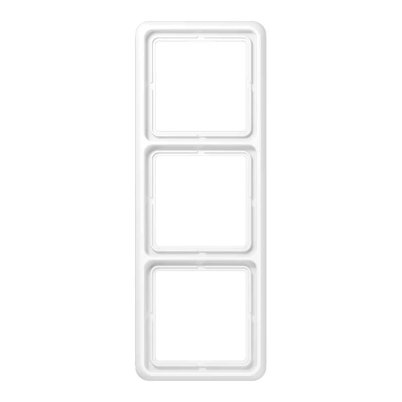 EURO UNITECH ELEKT - UEKCD583WW PLACCA 3 MODULI, BIANCO ALPINO