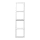 EURO UNITECH ELEKT - UEKCD584WW PLACCA 4 MODULI, BIANCO ALPINO
