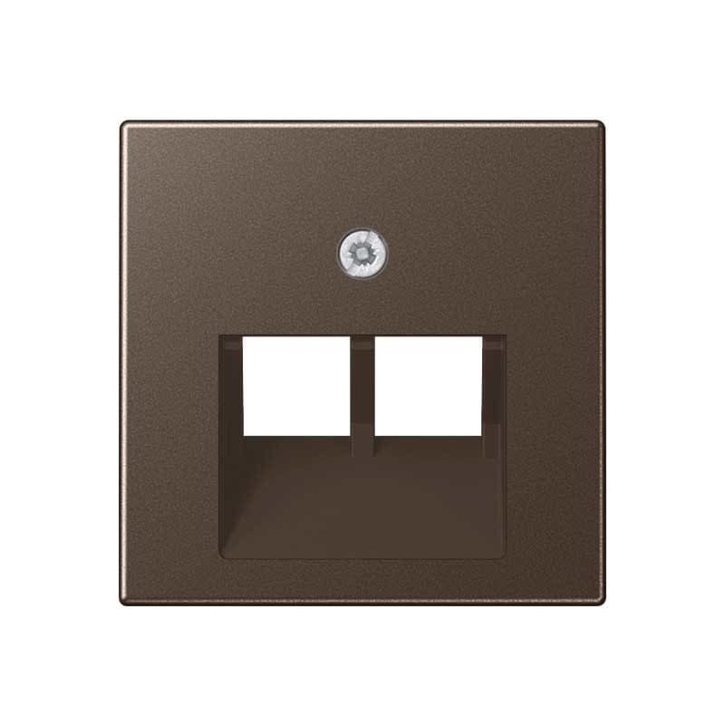 EURO UNITECH ELEKT - UEKA569-2BFPLUAMO MASCHERINA PER PRESA TELEFONICA E PRESA