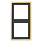 EURO UNITECH ELEKT - UEKME2982C PLACCA 2 MODULI, OTTONE CLASSICO