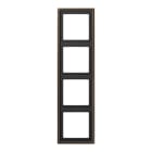 EURO UNITECH ELEKT - UEKME2984AT PLACCA 4 MODULI, OTTONE ANTICATO