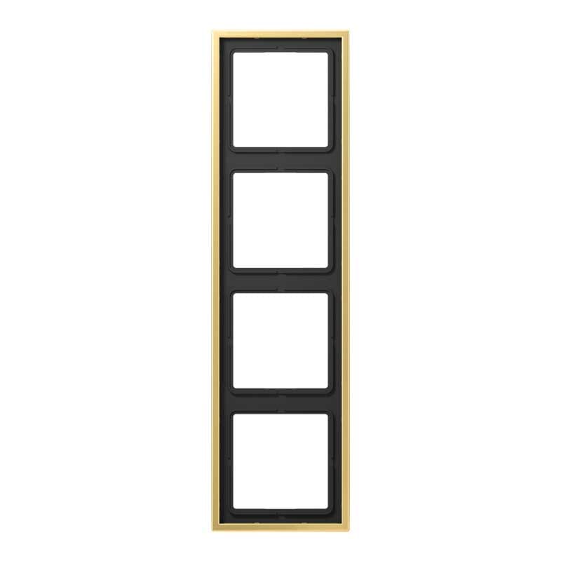 EURO UNITECH ELEKT - UEKME2984C PLACCA 4 MODULI, OTTONE CLASSICO