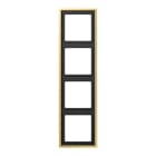 EURO UNITECH ELEKT - UEKME2984C PLACCA 4 MODULI, OTTONE CLASSICO