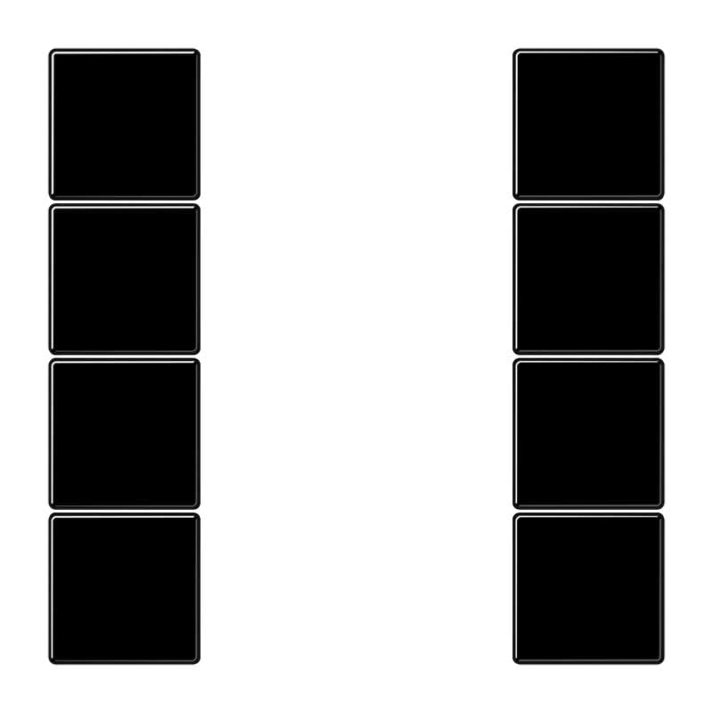 EURO UNITECH ELEKT - UEKLS504TSASW COPRITASTI PER SENSORE 4 CANALI F50, NER