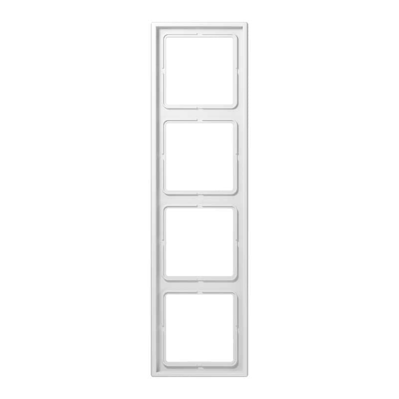 EURO UNITECH ELEKT - UEKLS984WW PLACCA 4 MODULI, BIANCO ALPINO