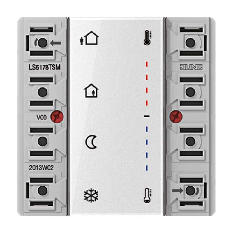 EURO UNITECH ELEKT - UEKLS5178TSM MODULO TERMOSTATO A TASTI F50 KNX CON AC