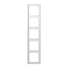 EURO UNITECH ELEKT - UEKLS985WW PLACCA 5 MODULI, BIANCO ALPINO