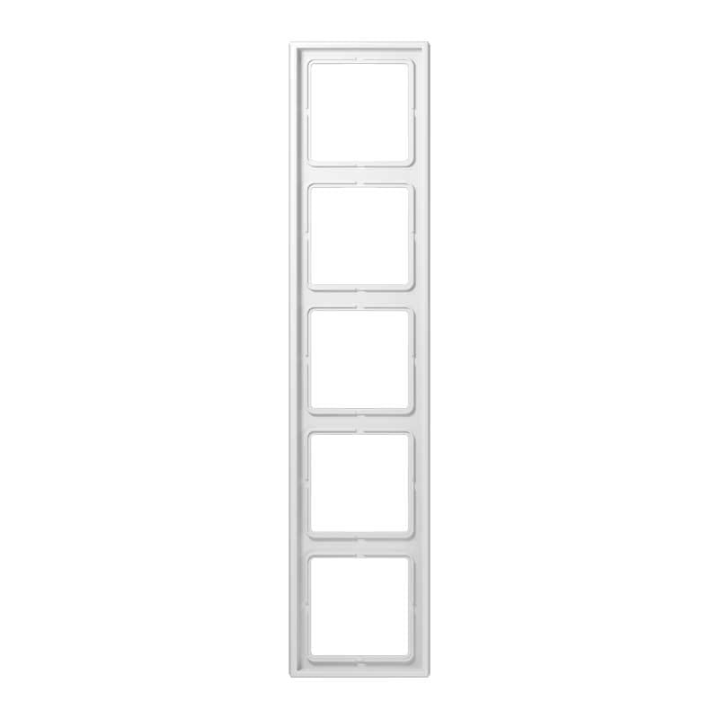 EURO UNITECH ELEKT - UEKLS985WW PLACCA 5 MODULI, BIANCO ALPINO