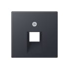 EURO UNITECH ELEKT - UEKA569-1BFPLUAANM Mascherina per presa telefonica e presa