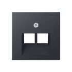 EURO UNITECH ELEKT - UEKA569-2BFPLUAANM MASCHERINA PER PRESA TELEFONICA/DATI,