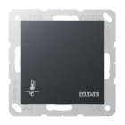 EURO UNITECH ELEKT - UEKA2178BFORTSANM TERMOSTATO PER AMBIENTI KNX CON ACCOPPIA