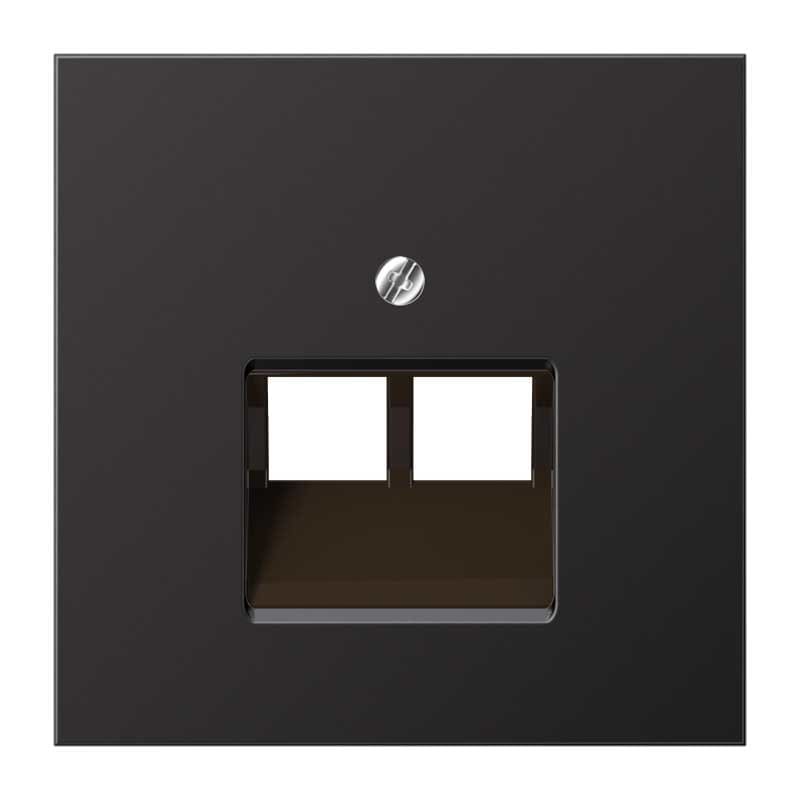 EURO UNITECH ELEKT - UEKAL2969-2UAD MASCHERINA PER PRESA TELEFONICA E PRESA