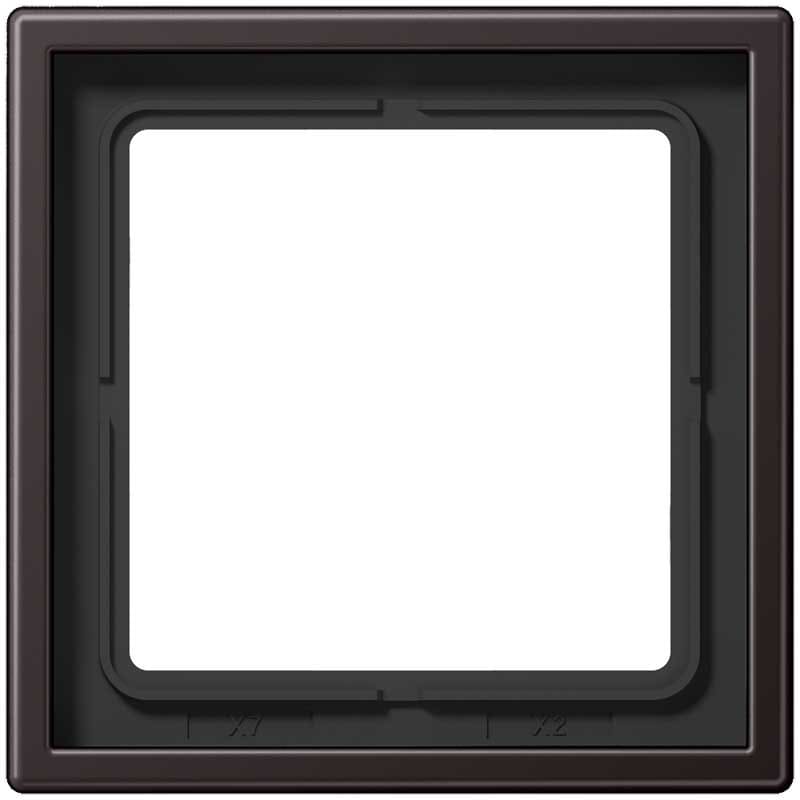 EURO UNITECH ELEKT - UEKAL2981D PLACCA 1 MODULO, ALLUMINIO SCURO