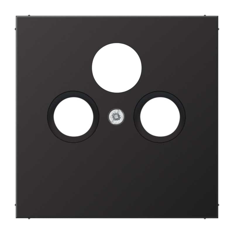 EURO UNITECH ELEKT - UEKAL2990SATD MASCHERINA PER PRESE TV-SAT, ALLUMINIO S