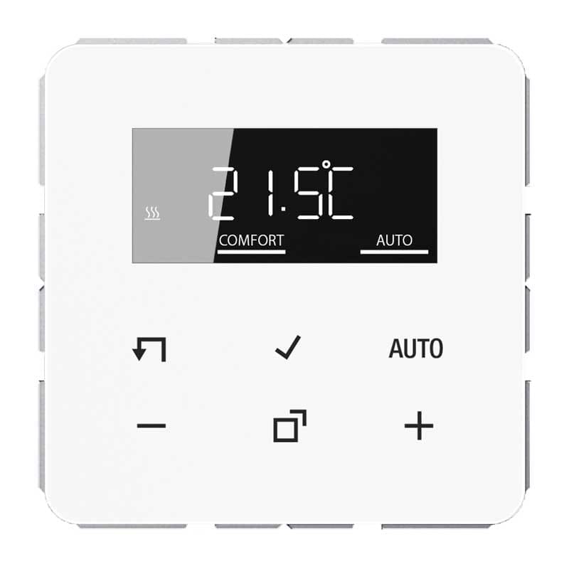 EURO UNITECH ELEKT - UEKTRDCD1790WW TERMOSTATO AMBIENTE CON DISPLAY STANDARD