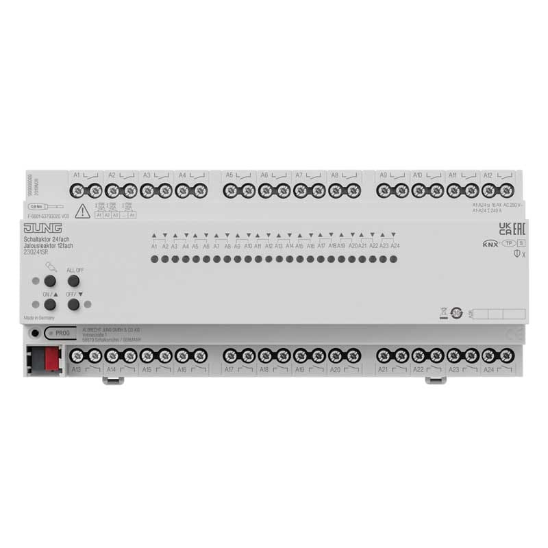 EURO UNITECH ELEKT - UEK230241SR ATTUATORE KNX MISTO DI COMM. A 24 CAN.