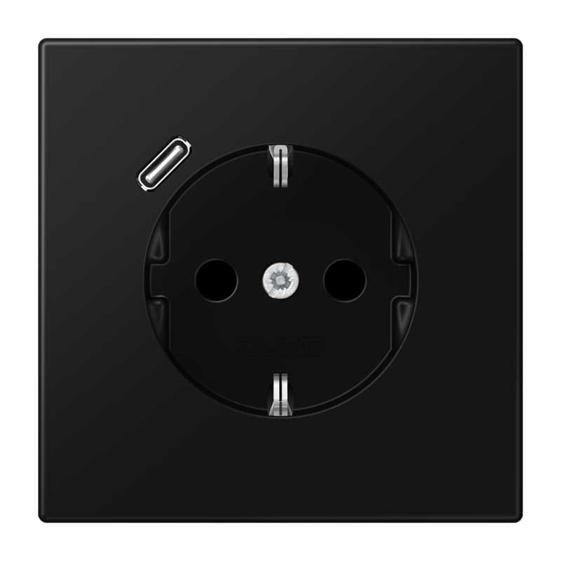 EURO UNITECH ELEKT - UEKLS1520-18CSWM PRESA SCHUKOR, 1 CONN.CARICAB. USB C