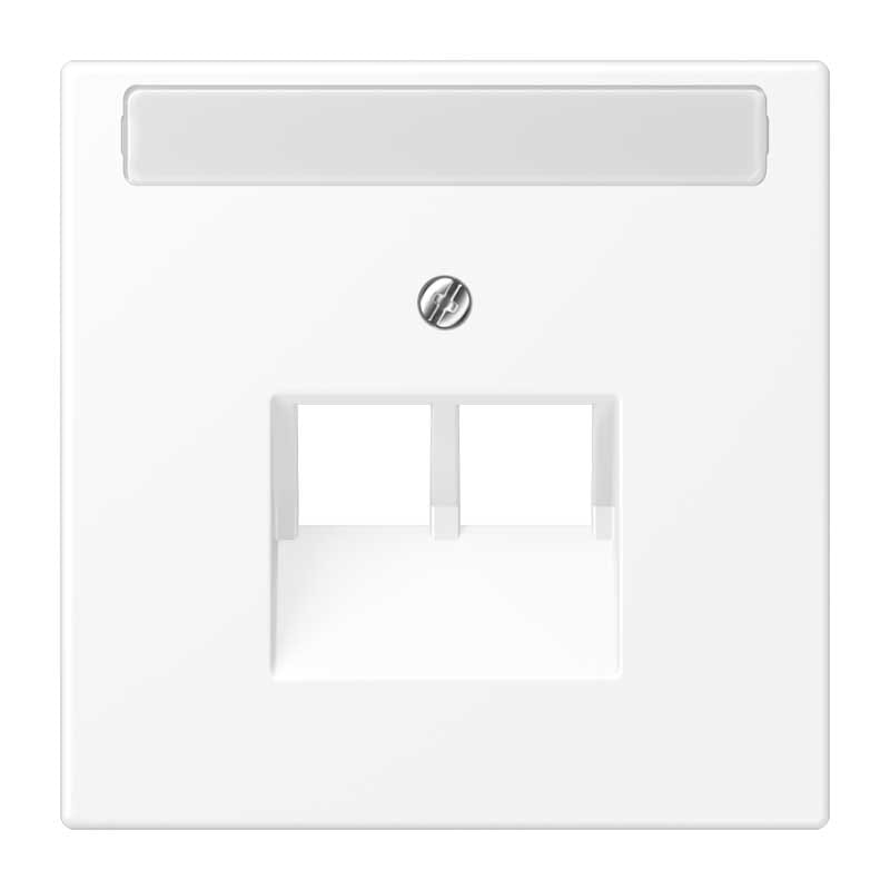 EURO UNITECH ELEKT - UEKLS969-2NAUAWWM MASCHERINA PER PRESA TELEFONICA E PRESA