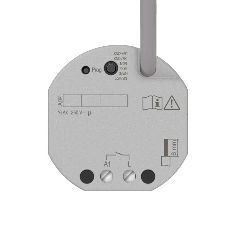 EURO UNITECH ELEKT - UEK230011SU ATTUATORE DI COMMUTAZIONE KNX, 1 CANALE