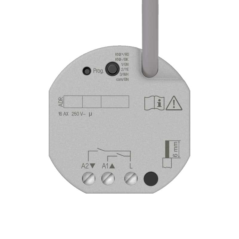 EURO UNITECH ELEKT - UEK230021SU ATTUATORE DI COMM. KNX 2 CANALI