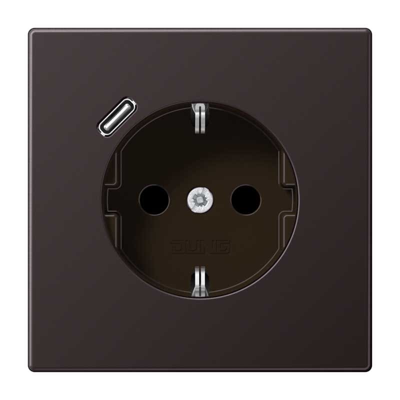 EURO UNITECH ELEKT - UEKAL1520-18CD PRESA SCHUKOR, 1 CONN.CARICAB. USB C