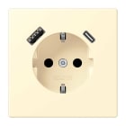 EURO UNITECH ELEKT - UEKLC1520-15CA201 PRESA SCHUKOR, 2 CONN.CARICAB. USB AC