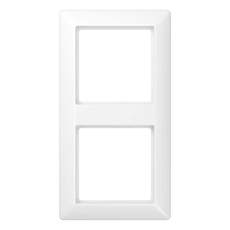 EURO UNITECH ELEKT - UEKAS582WW PLACCA 2 MODULI, BIANCO ALPINO