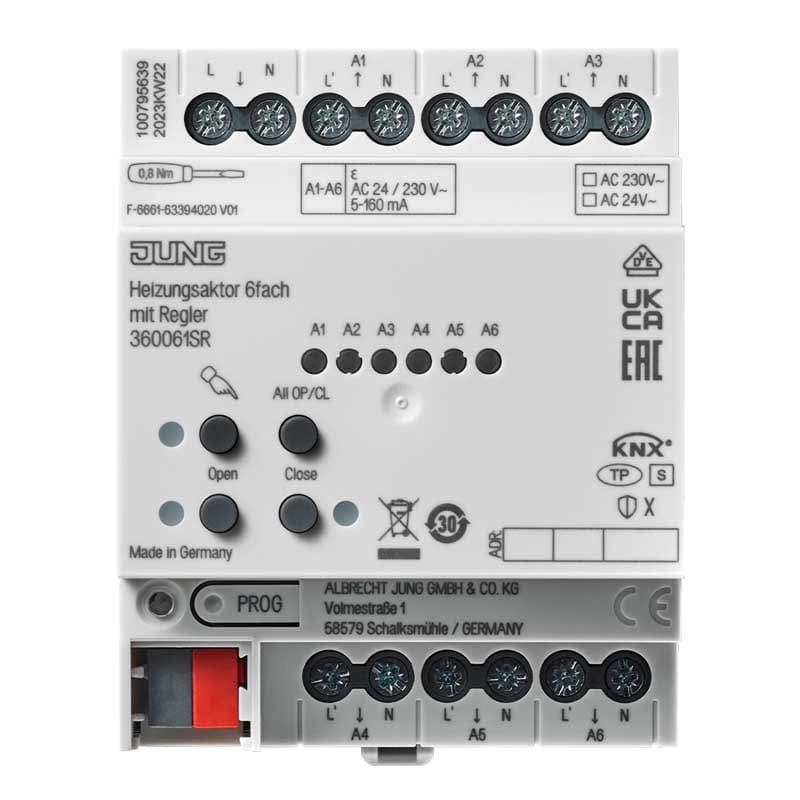 EURO UNITECH ELEKT - UEK360061SR ATTUATORE RISCALDAMENTO KNX CON